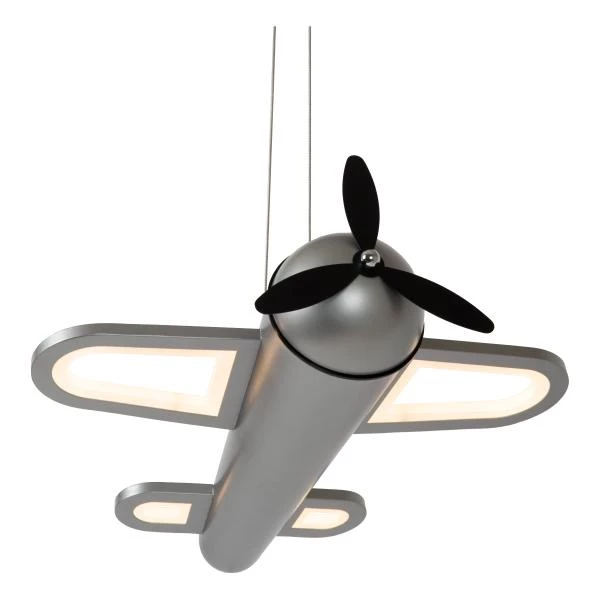 Lucide FOKKER - Pendelleuchten Kinderzimmer - LED - 1x28W 2500K - Grauguss - detail 1